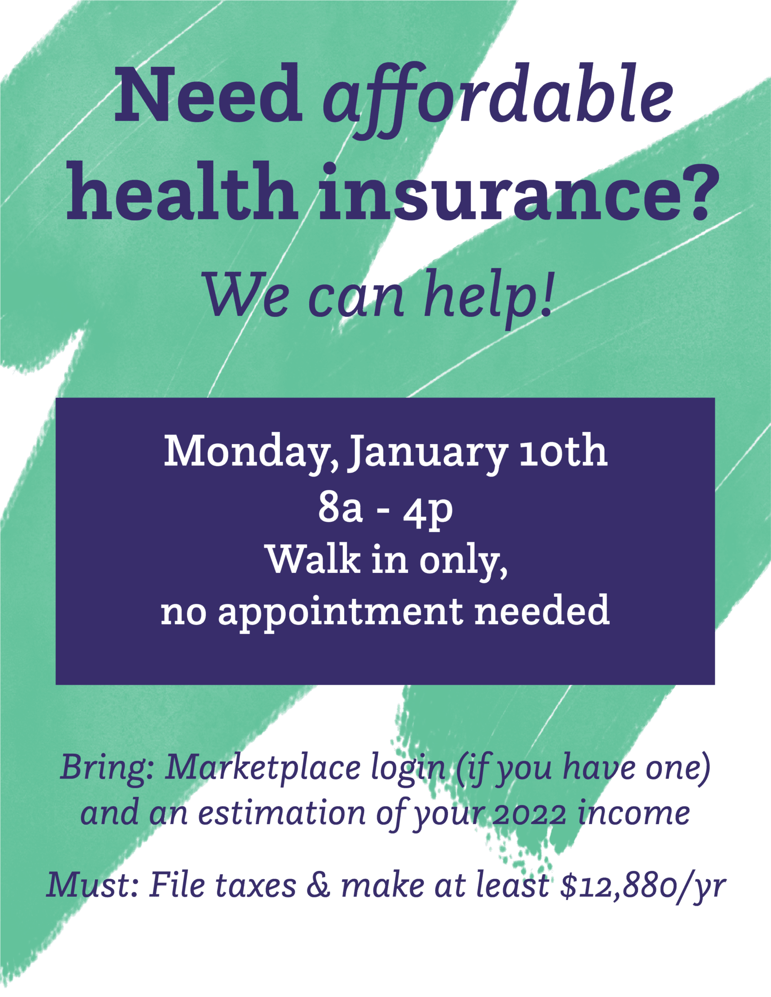 Health Insurance Marketplace SFHC Salina Family Healthcare Center